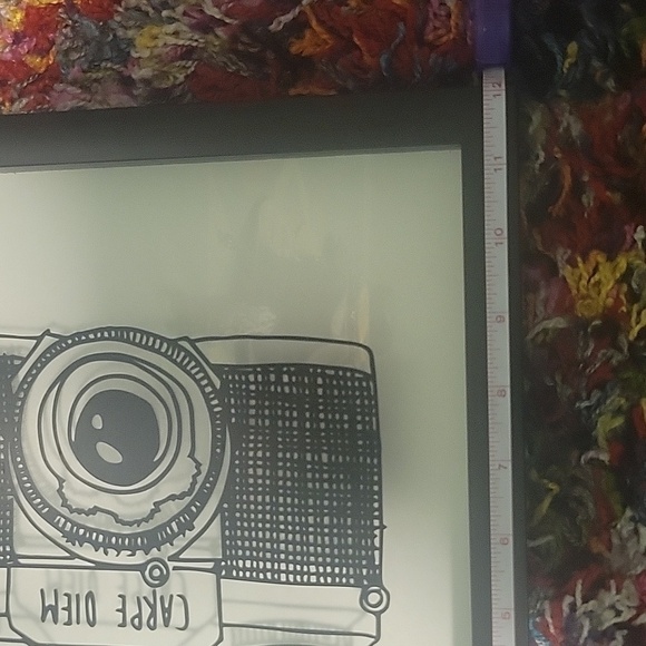 Unbranded Capre Diem Shadow Box Style Wall Decor 12x12 - Picture 9 of 10